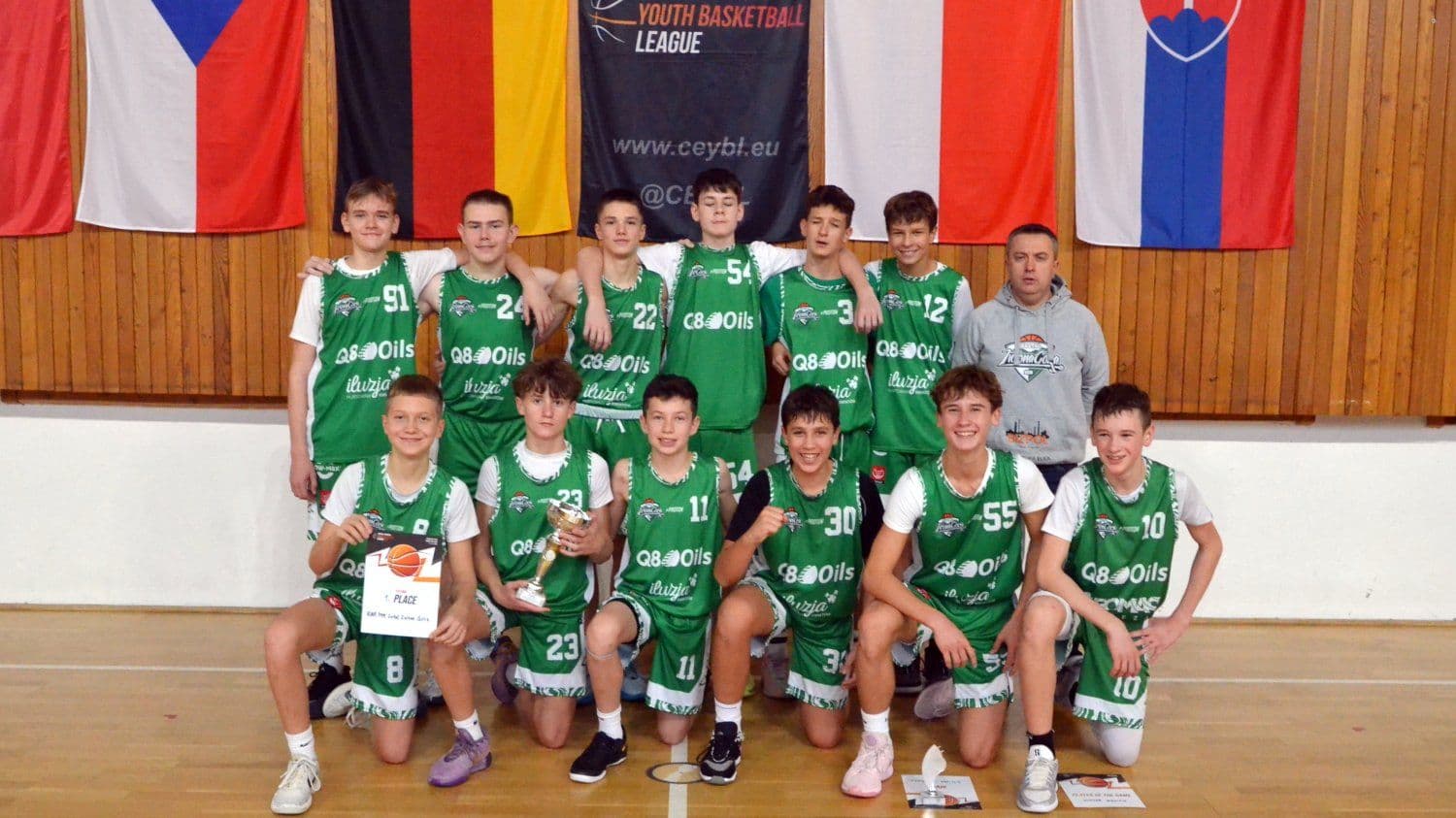 Kadeci Zastalu U14 najlepsi w turnieju CEYBL w czeskim Brandýs nad Labem ! — zdjęcie 2